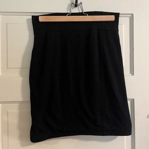 Forever 21 black jersey mini skirt